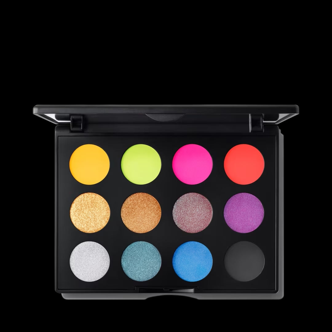 M.A.C 12 Color Eyeshadow plus 2 Color Blush I Color Number 02